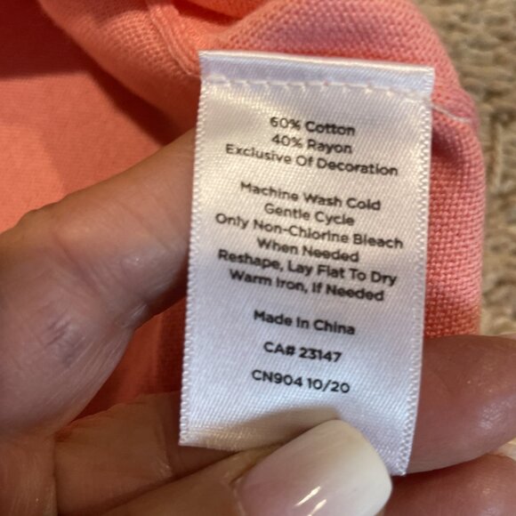 Talbots Frenchie Bulldog Sweater Size Petite L Pink Embroidered Sunglasses Cute - Picture 6 of 8